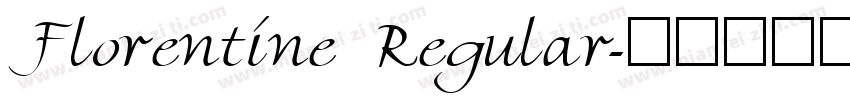 Florentine Regular字体转换